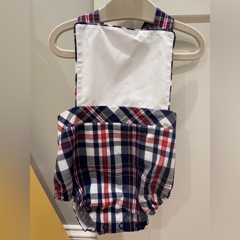 TBBC Sunsuit in Planters Inn Plaid